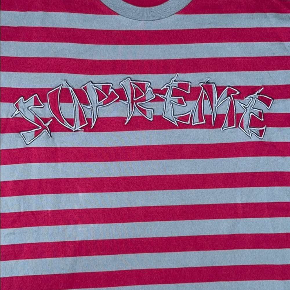 Supreme | Stripe Appliqué S/S Top - Picture 3 of 9
